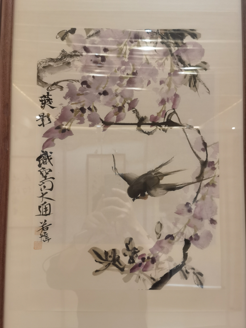 燕影织空问大通（紫藤燕子）-齐物书舍